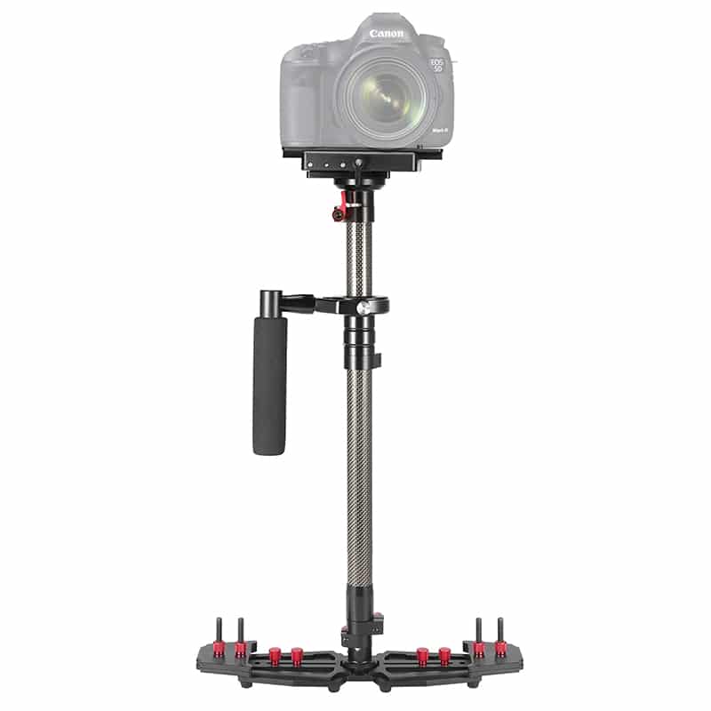 HD2000 Handheld Camera Stabilizer Adjustable Mounts + Counter Weights