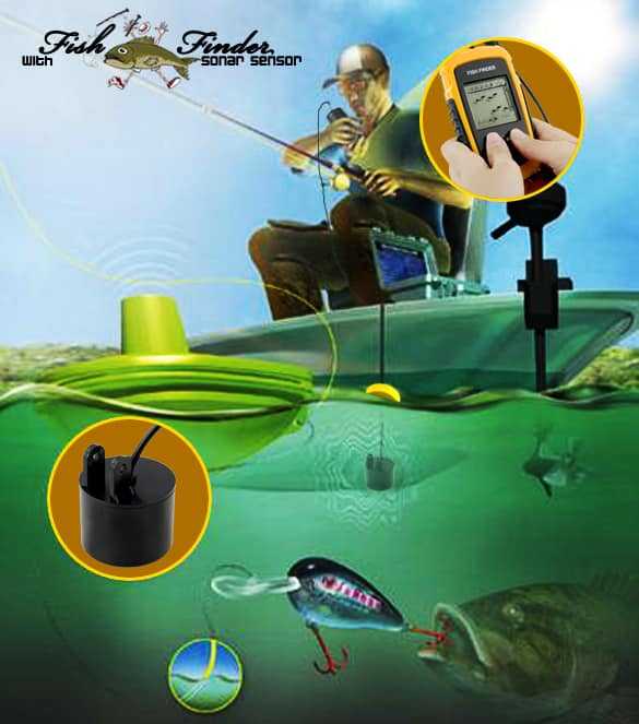 Fish Finder Fish Locator with Sonar Sensor 8 The SUP Desk Cheap