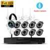 8CH 1080P 2MP IP Camera Audio Record Wireless Security CCTV System Home NVR wifi Video Surveillance 23