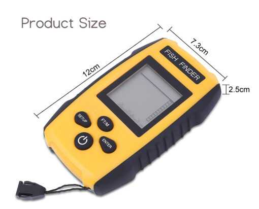 Free Shipping Hot Sale Brand New KDR Alarm 100M Portable Sonar LCD Fish Finders Fishing lure 4