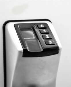 LACHCO Fingerprint Door Lock Access Control Adel 3398 Handle Trinity Biometric Password Keyless Electronic Smart Lock 2