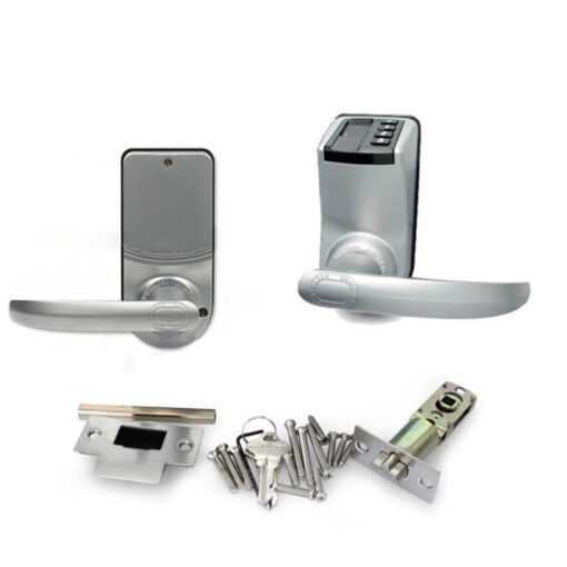 LACHCO Fingerprint Door Lock Access Control Adel 3398 Handle Trinity Biometric Password Keyless Electronic Smart Lock 3