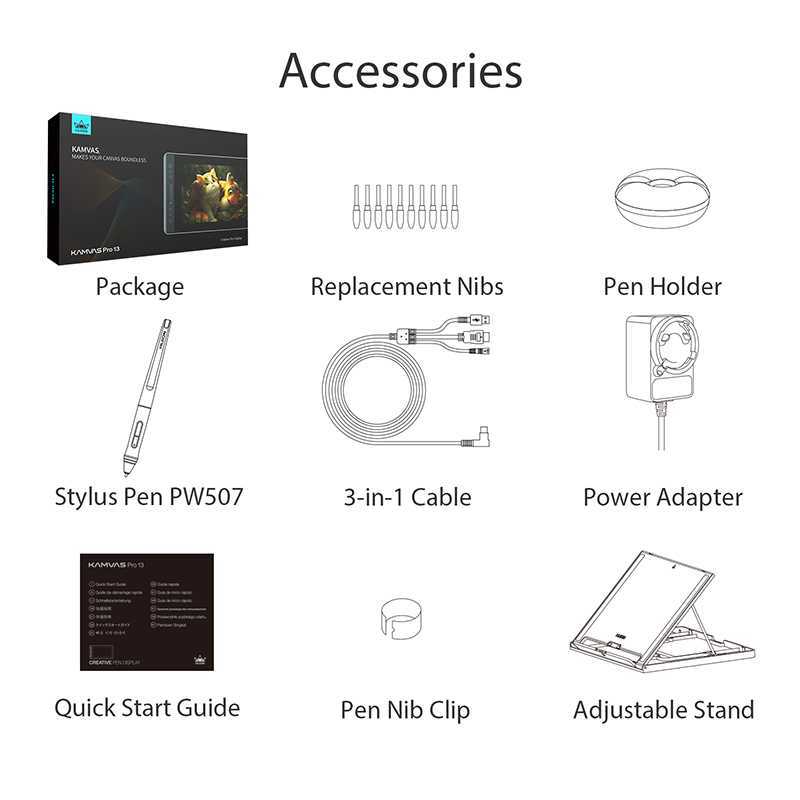 The SUP Desk HUION KAMVAS Pro 13, Pen Tablet Monitor - Image 6