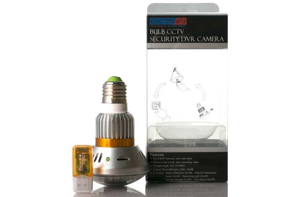 The SUP Desk iBulb Nightvision Hidden CCTV Cam 5 iBulb Nightvision Hidden CCTV Cam product image | The SUP Desk