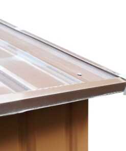 The SUP Desk 4.2'*7' Tool storage shed Brown 11 d0102hp68jv 5