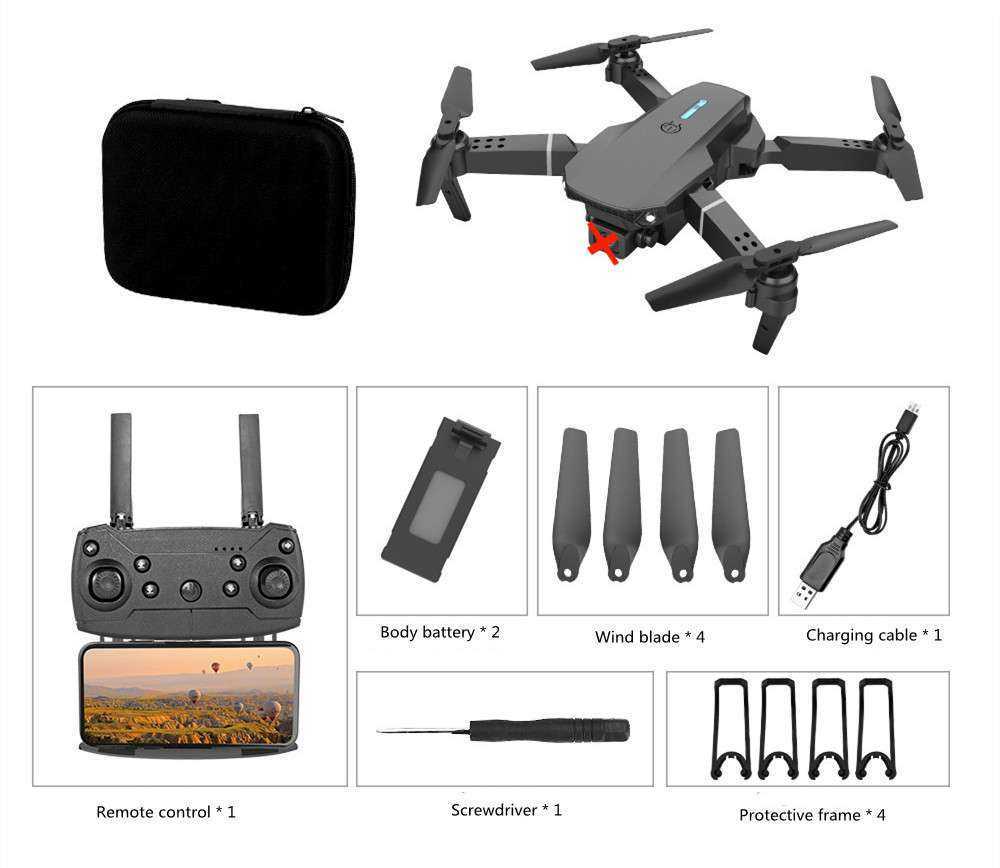 The SUP Desk E88 Drone Aerial Photography Of High-definition Folding Four Axis Aircraft - Image 3