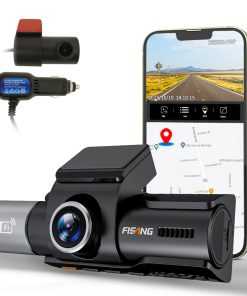 3 Channel WiFi 4K Dash Cam Front Inside Rear 1080P