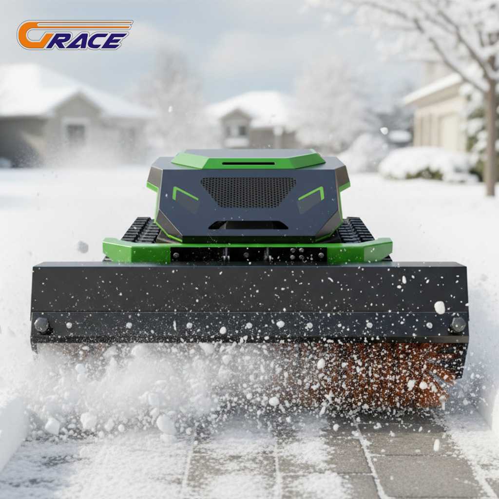 GRACE Remote Control Tracked Robot Lawn Mower