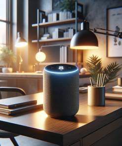 Artificial Intelligence Assistant With Screen Smart Speaker WiFi Bluetooth Audio | The SUP Desk