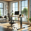 The SUP Desk Adjustable Standing Desk — 48 Inch Wide, 24 Inch Deep Table Top