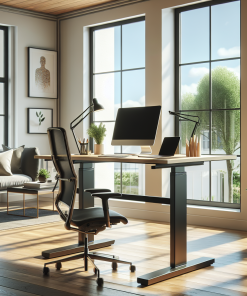 The SUP Desk Adjustable Standing Desk — 48 Inch Wide, 24 Inch Deep Table Top