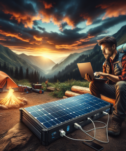 The SUP Desk 50W 18V Portable Solar Panel with Solar Charger