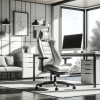 Lacoo PU Leather Gaming Computer Chair with Footrest and Lumbar Support | The SUP Desk
