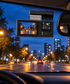 Alternative view of 3-Channel 4K WiFi Dash Cam — Front, Cabin & Rear | Night Vision & App Control