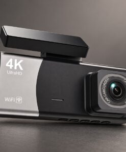 3-Channel 4K WiFi Dash Cam — Front, Cabin & Rear | Night Vision & App Control - Image 5